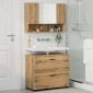 vidaXL Σετ Επίπλων Μπάνιου 2 τμχ. Artisan Oak 76,5 x 35 x 64 εκ