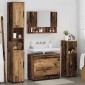 vidaXL Σετ Επίπλων Μπάνιου 4 τμχ. Παλιό Ξύλο 35 x 30 x 192 εκ