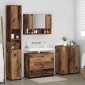 vidaXL Σετ Επίπλων Μπάνιου 4 τμχ. Παλιό Ξύλο 35 x 30 x 192 εκ