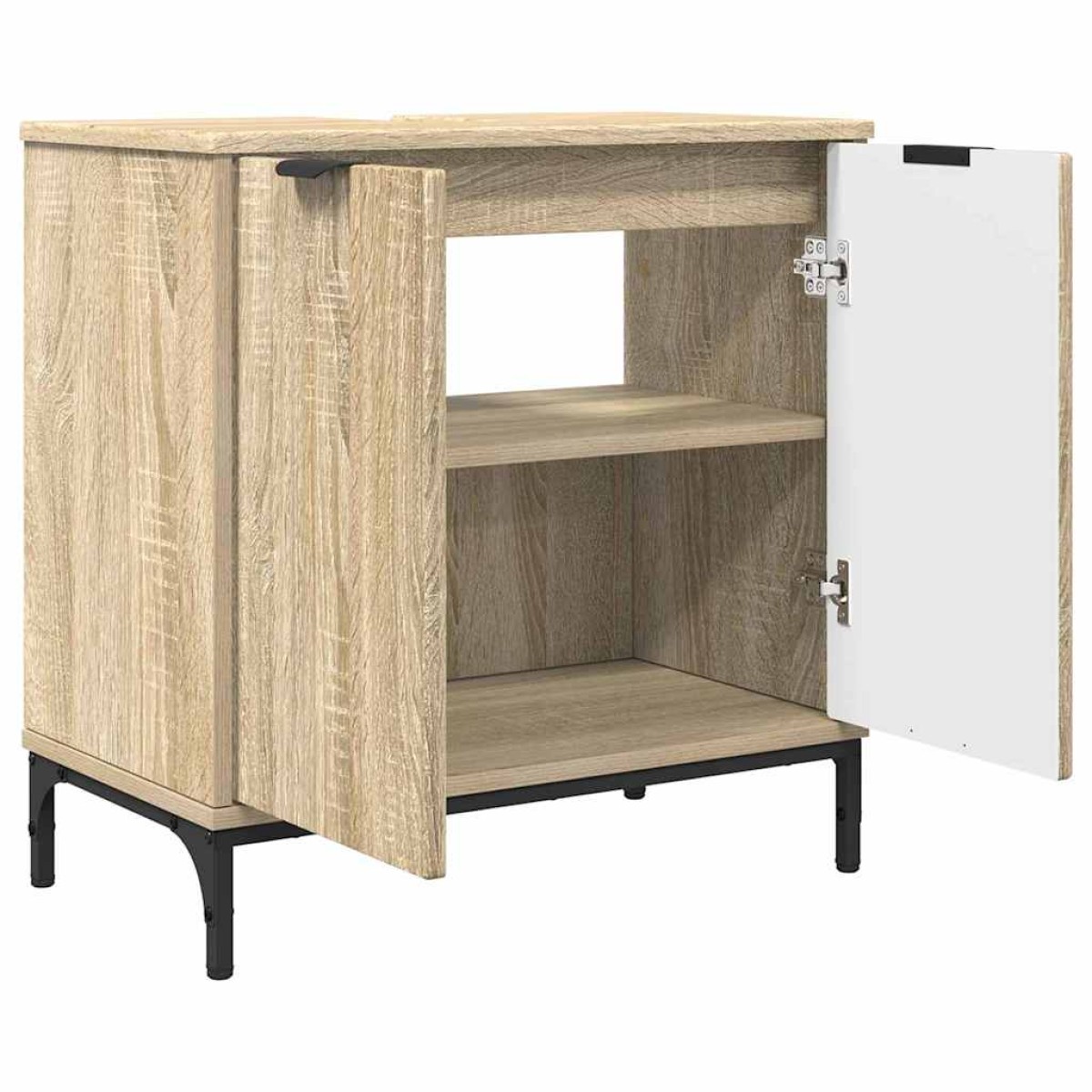 vidaXL Σετ Επίπλων Μπάνιου 2 τμχ. Δρύς Sonoma 39,5 x 36 x 88 εκ
