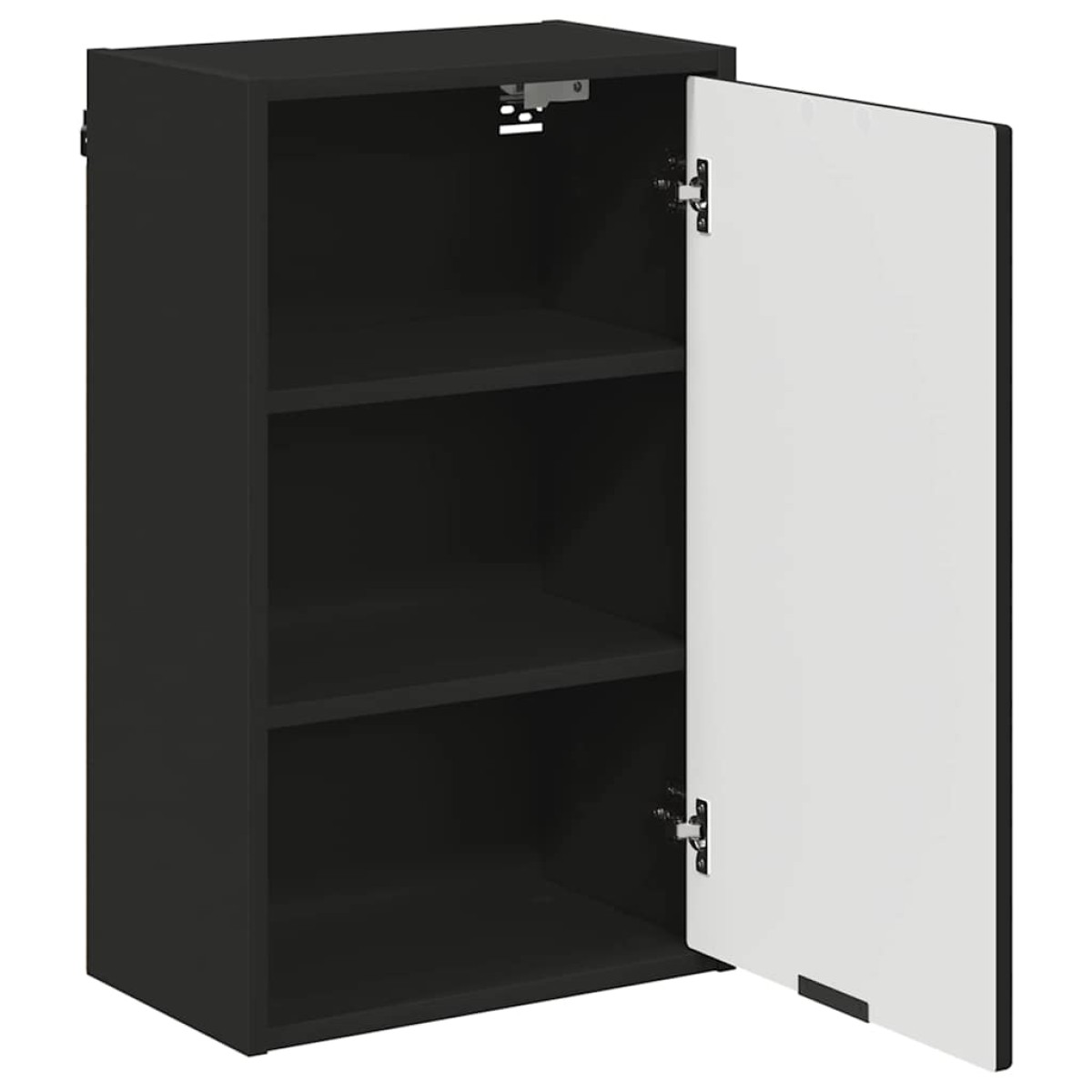 vidaXL Σετ Επίπλων Μπάνιου 3 τμχ. Μαύρο 39,5 x 36 x 88 εκ