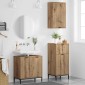 vidaXL Σετ Επίπλων Μπάνιου 3 τμχ. Artisan Oak 39,5 x 36 x 88 εκ