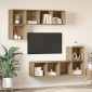 vidaXL Σετ επίπλου τηλεόρασης 4 τμχ. Artisan Oak Επεξεργασμένο Ξύλο