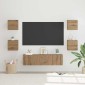 vidaXL Σετ επίπλου τηλεόρασης 6 τμχ. Artisan Oak Επεξεργασμένο Ξύλο