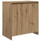vidaXL Πλαϊνό γραφείο 3 τμχ. Artisan Oak 70 x 41 x 75 εκ.