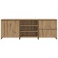 vidaXL Πλαϊνό γραφείο 3 τμχ. Artisan Oak 70 x 41 x 75 εκ.