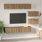 vidaXL Σετ επίπλου τηλεόρασης 6 τμχ. Artisan Oak Επεξεργασμένο Ξύλο