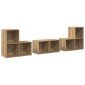 vidaXL Σετ επίπλου τηλεόρασης 6 τμχ. Artisan Oak Επεξεργασμένο Ξύλο