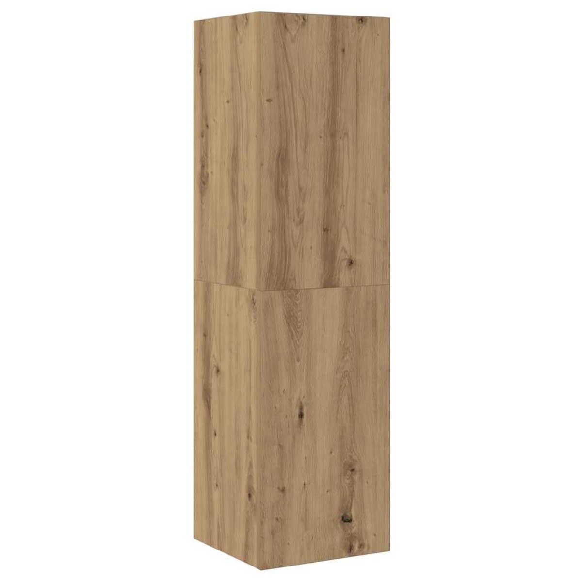 vidaXL Τηλεοπτική Κάβα Τοίχου 4 τμχ. Artisan Oak Επεξεργασμένο Ξύλο