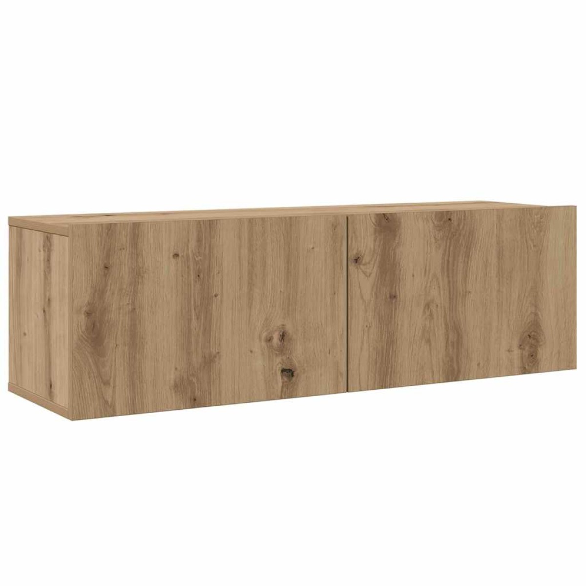 vidaXL Τηλεοπτική Κάβα Τοίχου 4 τμχ. Artisan Oak Επεξεργασμένο Ξύλο