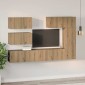 vidaXL Σετ επίπλου τηλεόρασης 6 τμχ. Artisan Oak Επεξεργασμένο Ξύλο