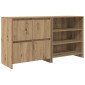 vidaXL Πλαϊνό γραφείο 2 τμχ. Artisan Oak 70 x 41 x 75 εκ.