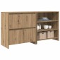 vidaXL Πλαϊνό γραφείο 2 τμχ. Artisan Oak 70 x 41 x 75 εκ.