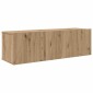 vidaXL Σετ επίπλου τηλεόρασης 4 τμχ. Artisan Oak Επεξεργασμένο Ξύλο