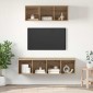 vidaXL Σετ επίπλου τηλεόρασης 2 τμχ. Artisan Oak Επεξεργασμένο Ξύλο