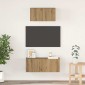 vidaXL Σετ επίπλου τηλεόρασης 2 τμχ. Artisan Oak Επεξεργασμένο Ξύλο