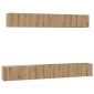 vidaXL Σετ επίπλου τηλεόρασης 5 τμχ. Artisan Oak Επεξεργασμένο Ξύλο