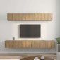 vidaXL Σετ επίπλου τηλεόρασης 5 τμχ. Artisan Oak Επεξεργασμένο Ξύλο