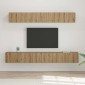 vidaXL Σετ επίπλου τηλεόρασης 5 τμχ. Artisan Oak Επεξεργασμένο Ξύλο