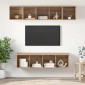 vidaXL Σετ επίπλου τηλεόρασης 4 τμχ. Artisan Oak Επεξεργασμένο Ξύλο