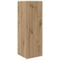 vidaXL Τηλεοπτική Κάβα Τοίχου 4 τμχ. Artisan Oak Επεξεργασμένο Ξύλο