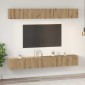 vidaXL Σετ επίπλου τηλεόρασης 6 τμχ. Artisan Oak Επεξεργασμένο Ξύλο