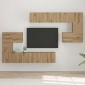 vidaXL Μονάδες TV 4 τμχ. Artisan Oak Επεξεργασμένο ξύλο