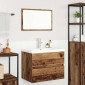 vidaXL Σετ Επίπλων Μπάνιου 3 τμχ. Παλιό Ξύλο 60 x 38,5 x 45 cm