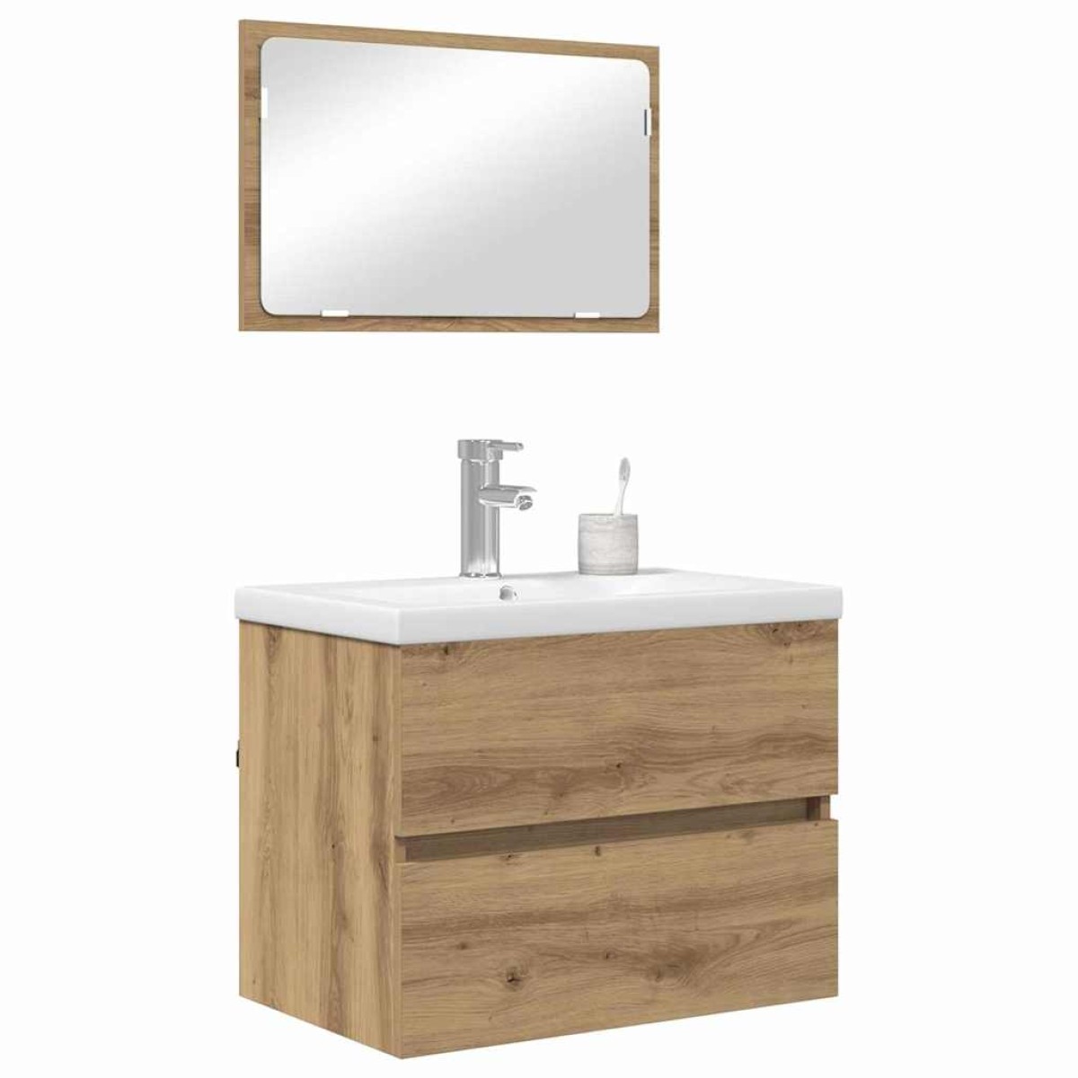 vidaXL Σετ Επίπλων Μπάνιου 3 τμχ. Artisan Oak 61 x 39 x 45 εκ