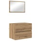vidaXL Σετ Επίπλων Μπάνιου 3 τμχ. Artisan Oak 61 x 39 x 45 εκ