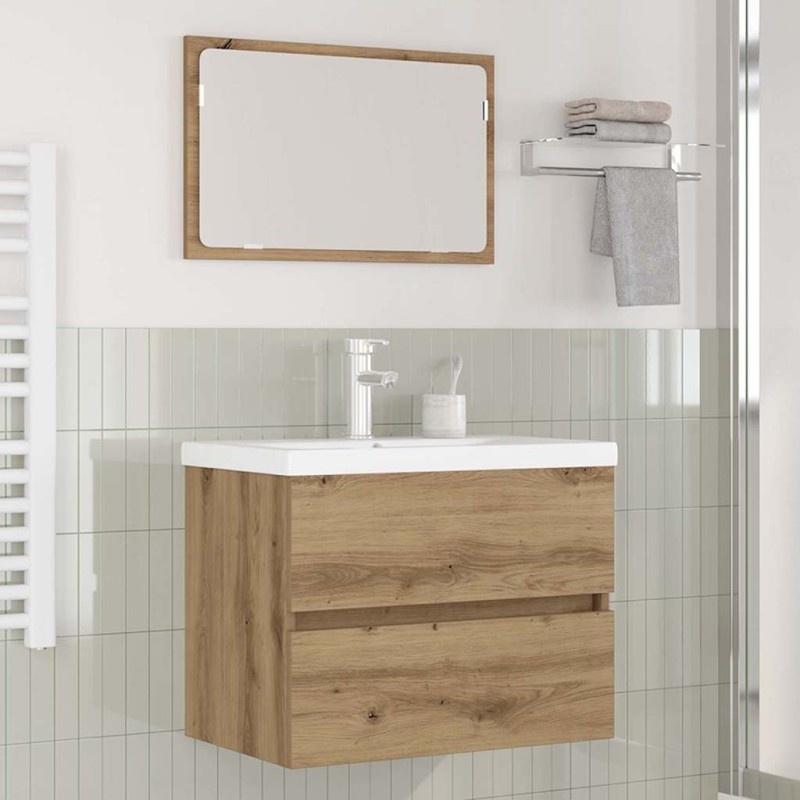 vidaXL Σετ Επίπλων Μπάνιου 3 τμχ. Artisan Oak 61 x 39 x 45 εκ