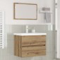 vidaXL Σετ Επίπλων Μπάνιου 3 τμχ. Artisan Oak 61 x 39 x 45 εκ
