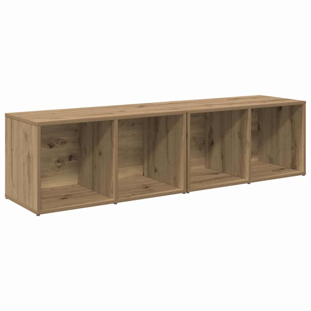 vidaXL Σετ επίπλου τηλεόρασης 2 τμχ. Artisan Oak Επεξεργασμένο Ξύλο