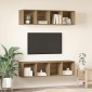 vidaXL Σετ επίπλου τηλεόρασης 2 τμχ. Artisan Oak Επεξεργασμένο Ξύλο