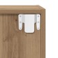 vidaXL Σετ επίπλου τηλεόρασης 2 τμχ. Artisan Oak Επεξεργασμένο Ξύλο