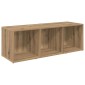 vidaXL Σετ επίπλου τηλεόρασης 2 τμχ. Artisan Oak Επεξεργασμένο Ξύλο