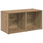 vidaXL Σετ επίπλου τηλεόρασης 2 τμχ. Artisan Oak Επεξεργασμένο Ξύλο