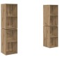 vidaXL Σετ επίπλου τηλεόρασης 4 τμχ. Artisan Oak Επεξεργασμένο Ξύλο