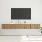 vidaXL Σετ επίπλου τηλεόρασης 4 τμχ. Artisan Oak Επεξεργασμένο Ξύλο