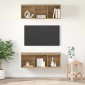 vidaXL Σετ επίπλου τηλεόρασης 2 τμχ. Artisan Oak Επεξεργασμένο Ξύλο