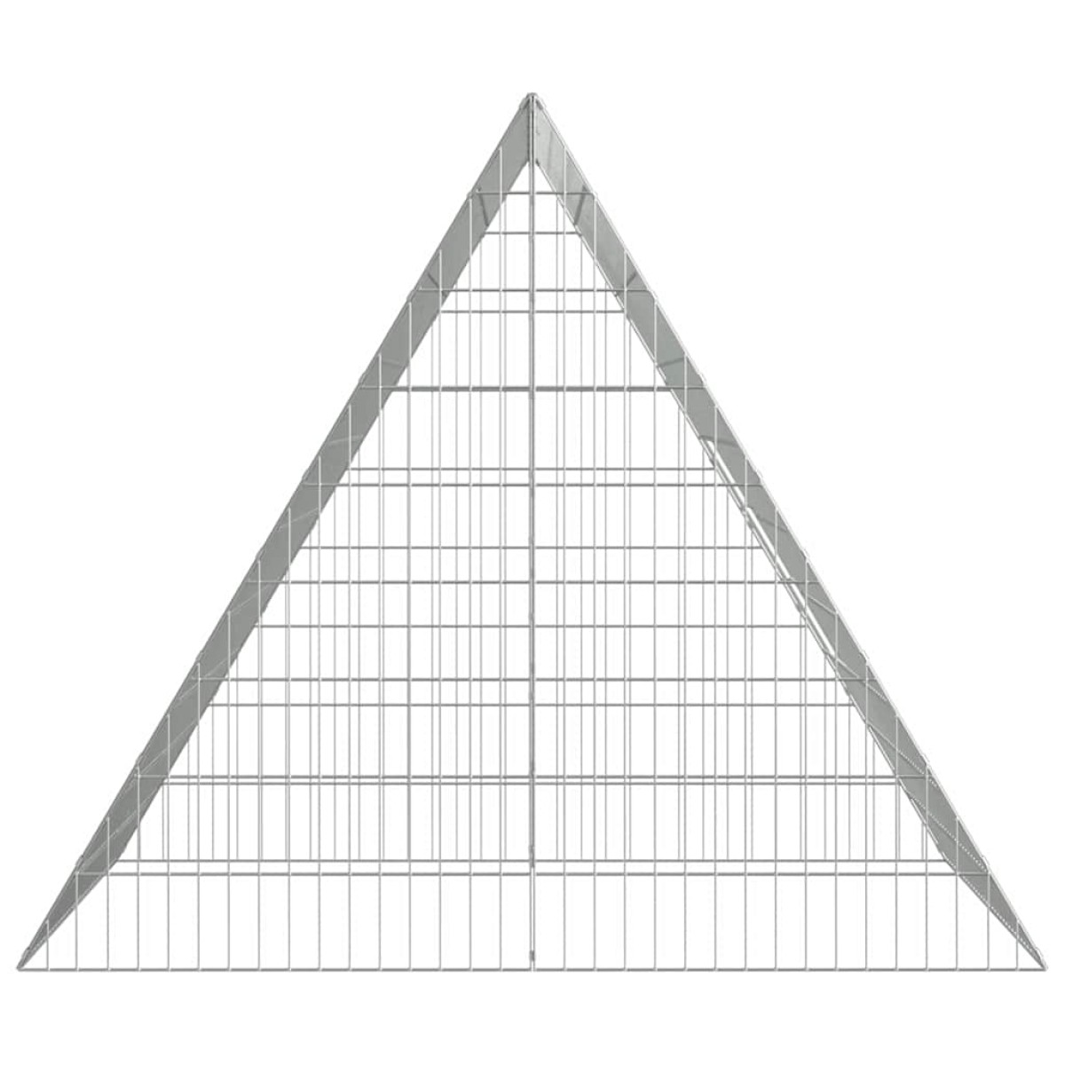 vidaXL Κλουβί για κότες Ασημί 110 x 100 x 85 εκ. Επικαλυμμένος Χάλυβας
