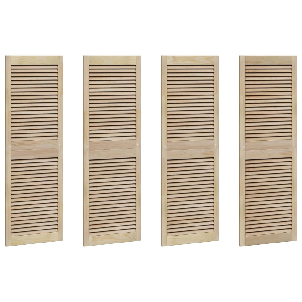 vidaXL Πόρτα Ντουλάπας με πόρτα 4 τεμ. Φυσικό 49,5 x 2,1 x 140,5 εκ