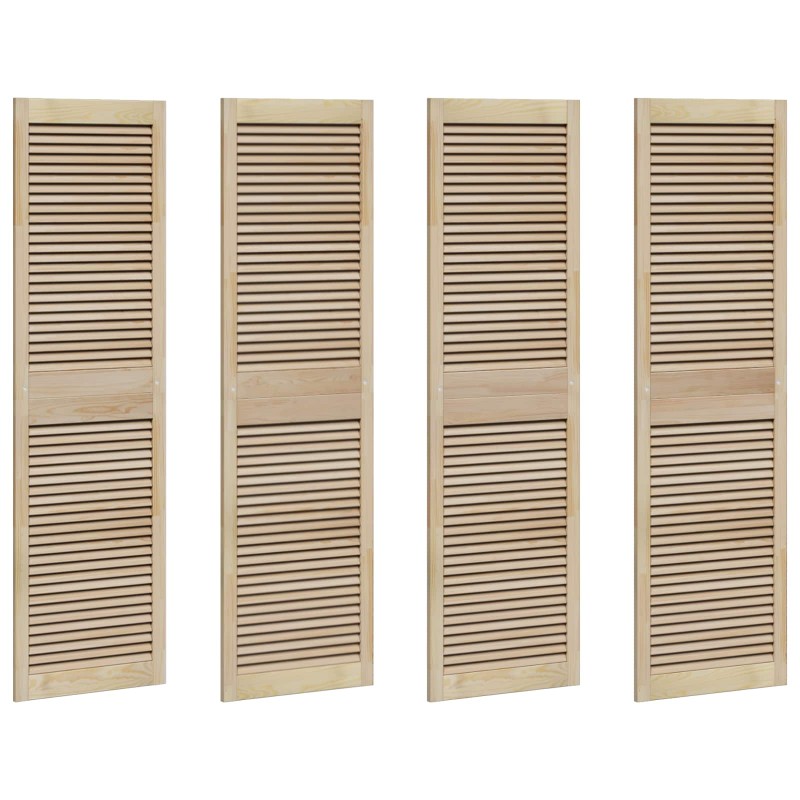 vidaXL Πόρτα Ντουλάπας με πόρτα 4 τεμ. Φυσικό 170 x 2,1 x 49,5 cm