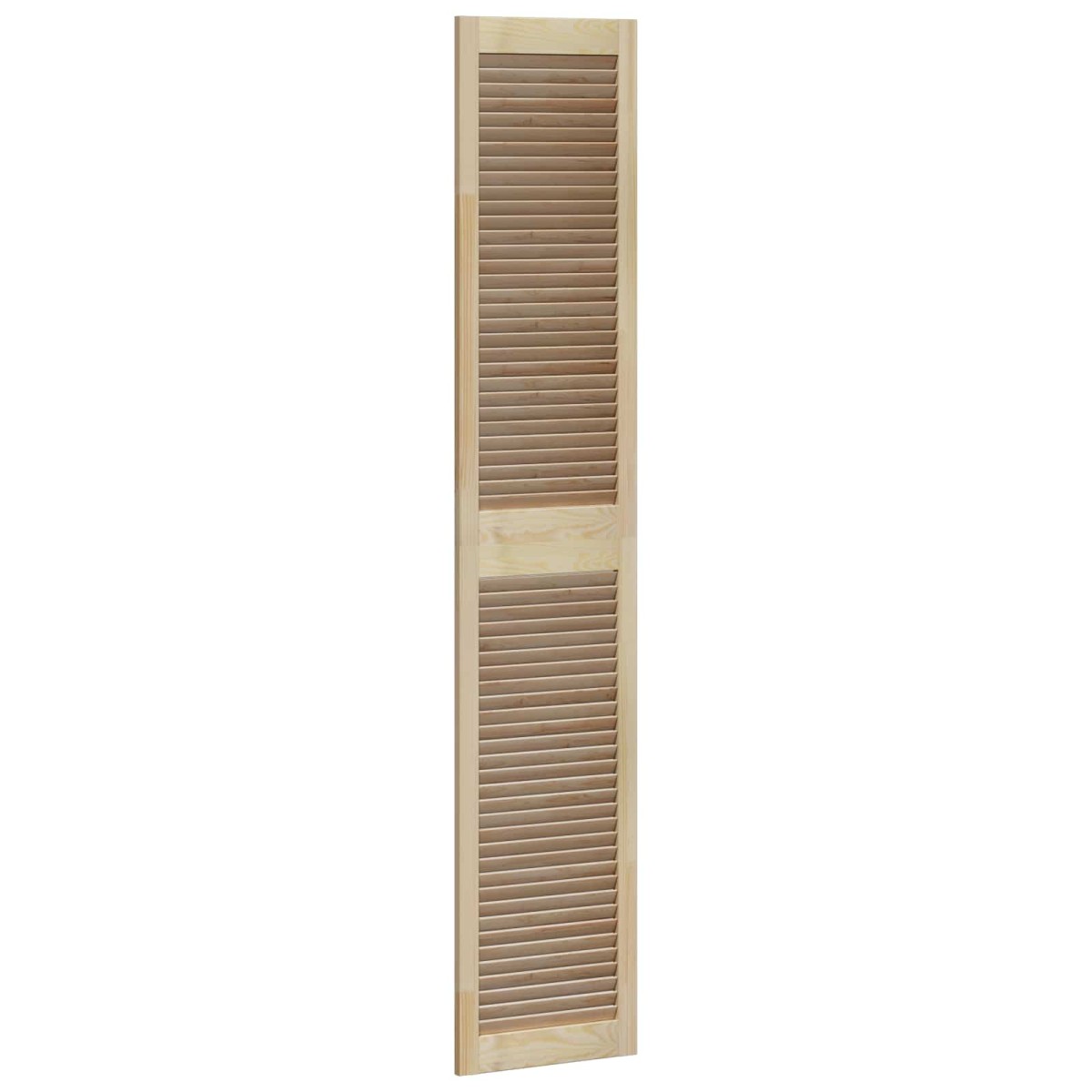 vidaXL Πόρτα Ντουλάπας με πόρτα 4 τμχ. Φυσικό 201 x 2,1 x 39,5 cm