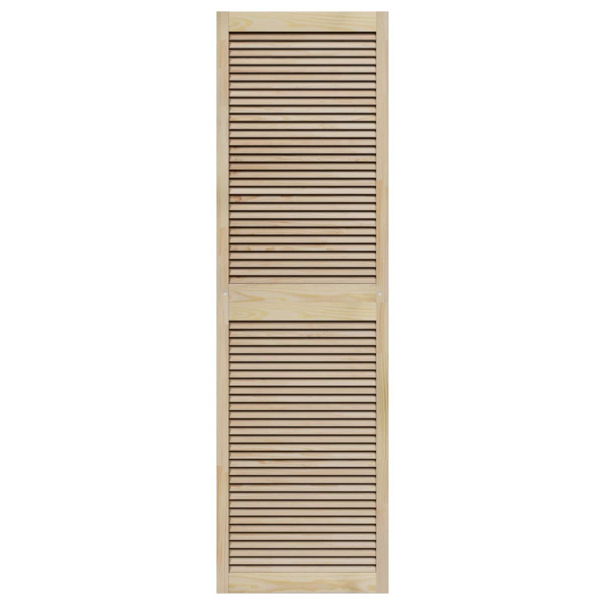 vidaXL Πόρτα Ντουλάπας με πόρτα 4 τμχ. Φυσικό 201 x 2,1 x 59,5 cm