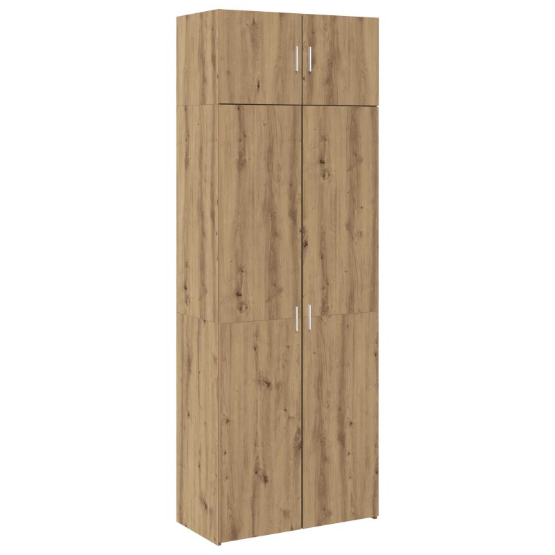 vidaXL Ντουλάπι αποθήκευσης 2 τμχ. Artisan Oak 80 x 42,5 x 225 εκ
