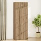 vidaXL Ντουλάπι αποθήκευσης 2 τμχ. Artisan Oak 80 x 42,5 x 225 εκ