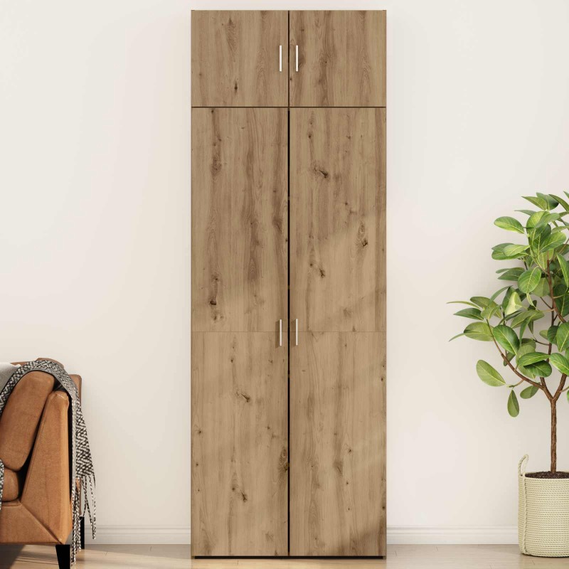 vidaXL Ντουλάπι αποθήκευσης 2 τμχ. Artisan Oak 80 x 42,5 x 225 εκ
