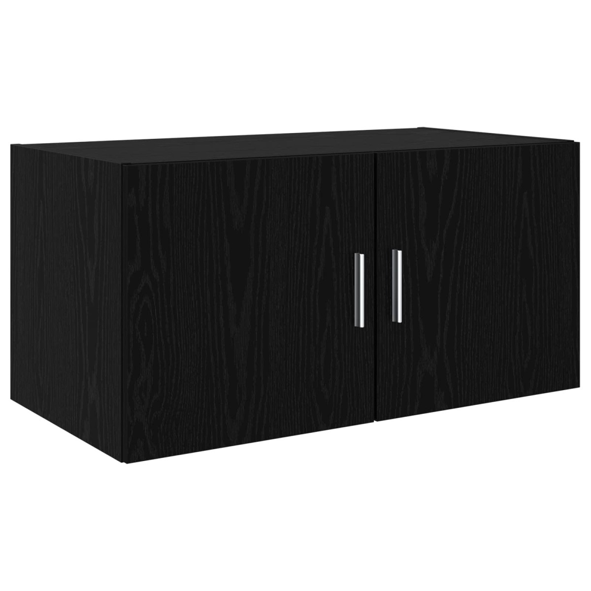 vidaXL Ντουλάπι αποθήκευσης 3 τμχ. Μαύρη Οξυά 80 x 42,5 x 225 εκ