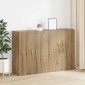 vidaXL Τοίχου Ντουλάπα 2 τμχ. Artisan Oak 69,5 x 34 x 90 εκ.
